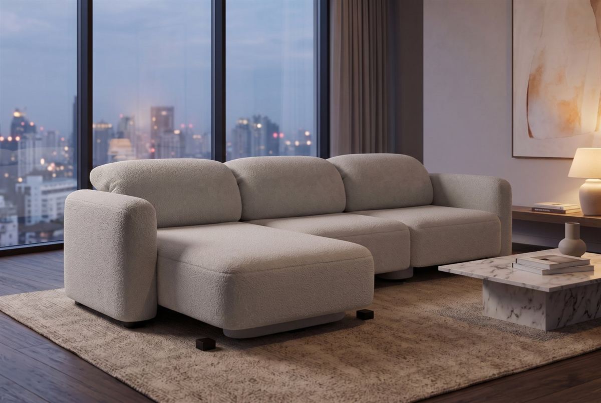 Emily w pięciu wnętrzach: jedna sofa, pięć stylów