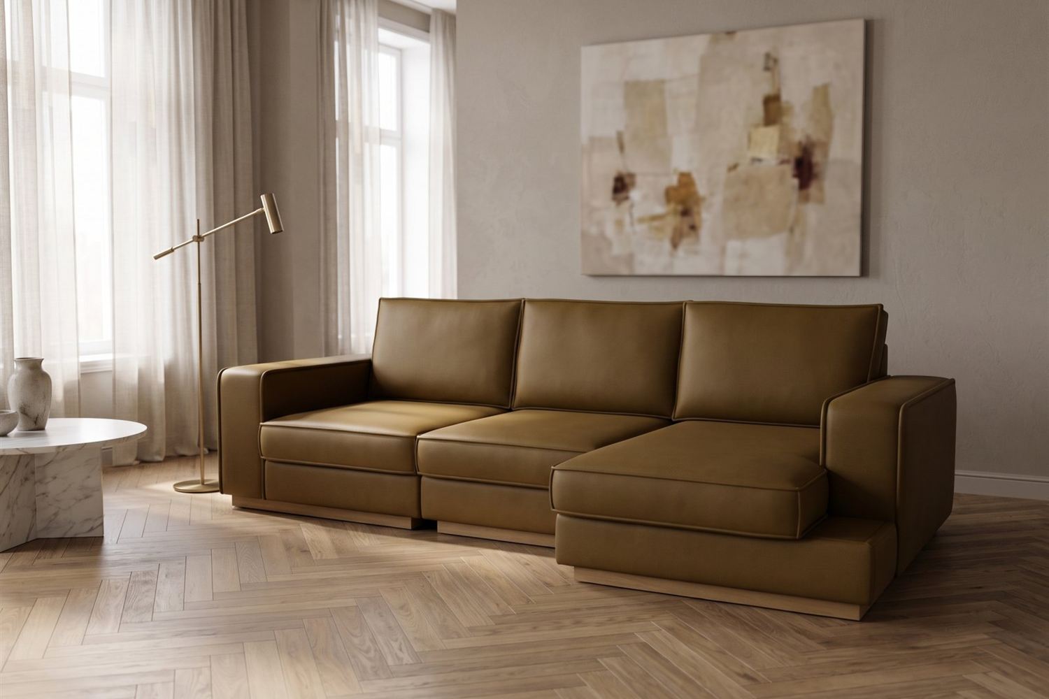 Olivia, miękka i przestronna sofa modułowa